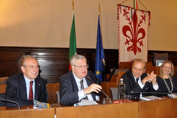 da sin. Mauro Pagliai, Paolo Armaroli. Giuseppe Morbidelli, Ginevra Cerrina Feroni