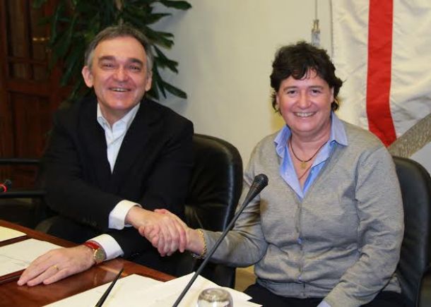 Enrico Rossi insedia Stefania Saccardi alla vicepresidenza