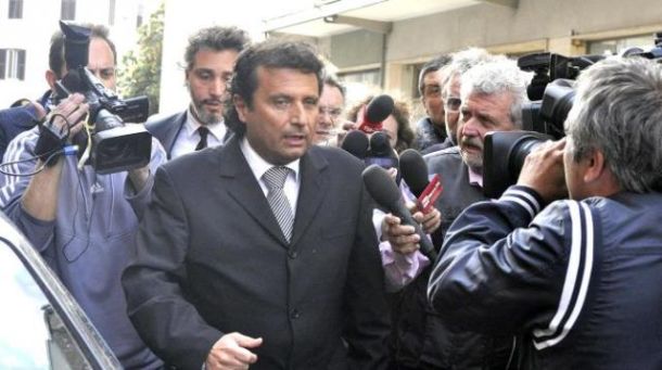 Schettino con i gironalisti a Grosseto