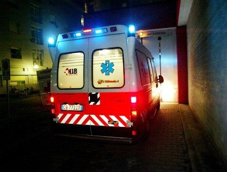 Incidente mortale, intervento del 118