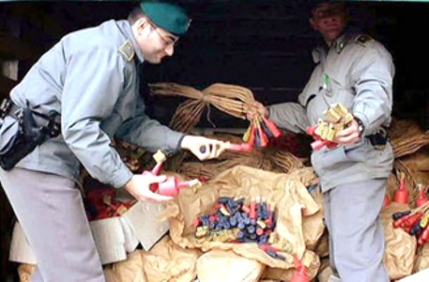 Botti sequestrati dalla Gdf di Prato