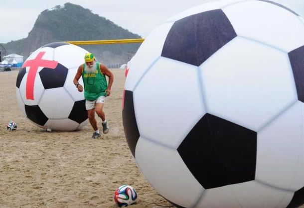 Brasile, palloni celebrativi del Mondiale