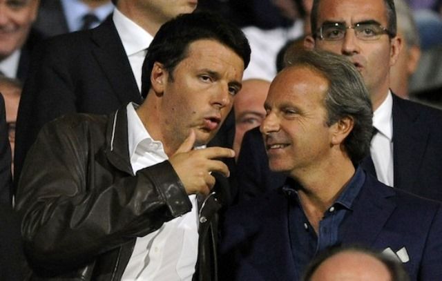 Matteo Renzi e Andrea Della Valle