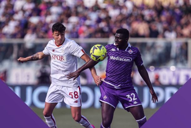 Missori e Duncan in azione al Franchi di Firenze (foto Violachannel)