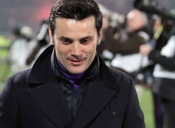 Il sorriso di Vincenzo Montella dopo il pareggio di Torino