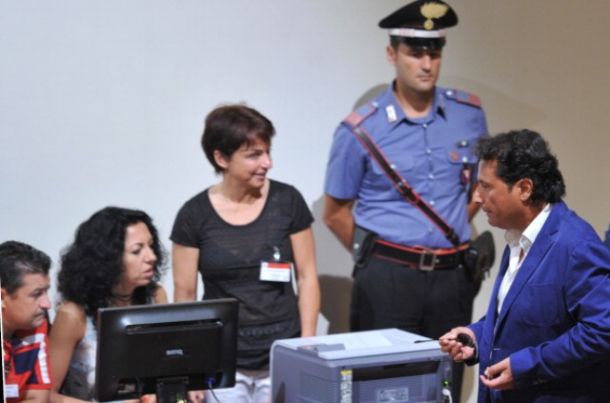 Schettino in aula a Grosseto al processo sul naufragio della Concordia