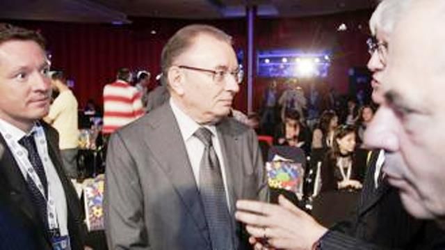 Giorgio Squinzi, leader degli industriali, a Borgo La Bagnaia (Siena)