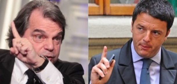 Renato Brunetta e Matteo Renzi