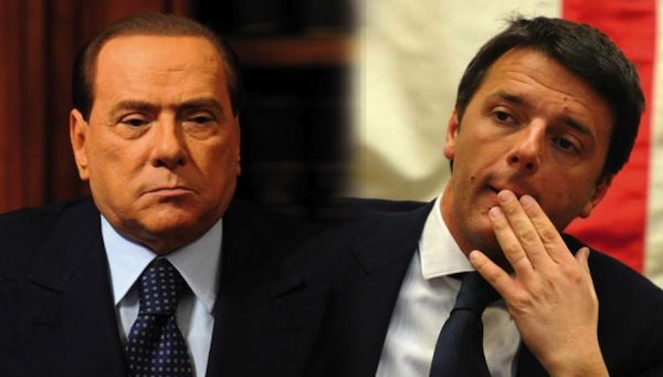 Silvio Berlusconi e Matteo Renzi