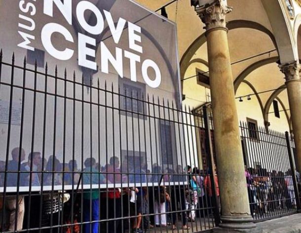 San Giovanni, lunga coda al Museo del Novecento nel primo giorno di apertura gratuita a San Giovanni (foto da Twitter)