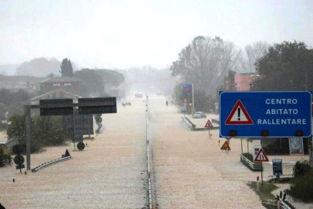 Albinia, nel grossetano, alluvionata a novembre 2012