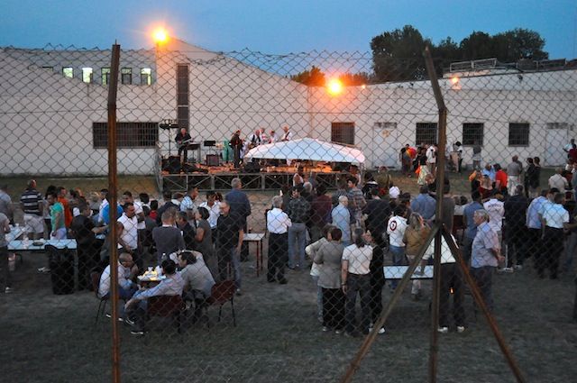 Il cortile del carcere di Solliccianino