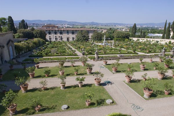 Il giardino della Villa medicea di Castello