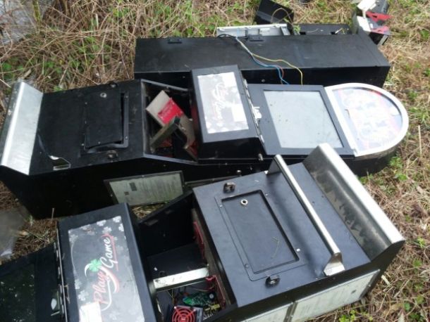 Le slot machines rubate a Peretola