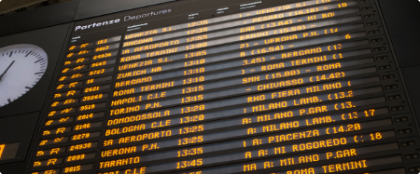 Monitor in tilt a Santa Maria Novella a Firenze