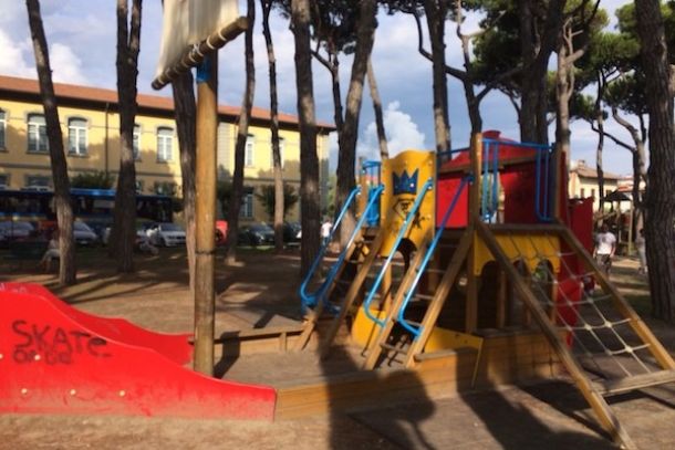 Il parco giochi al Forte dei Marmi