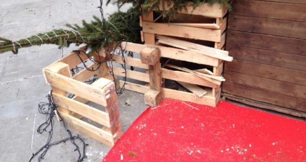 L'albero di Natale di Arezzo non c'è più