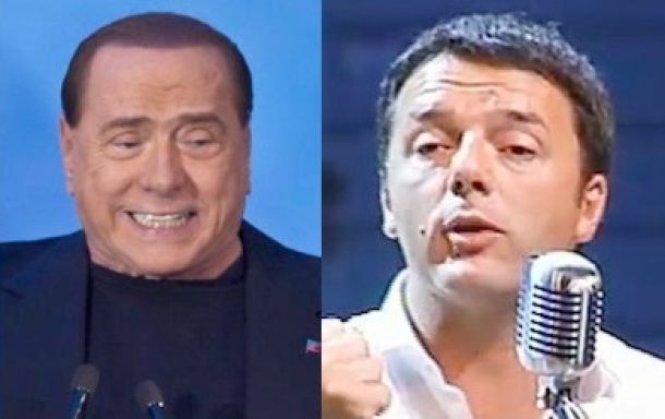 Silvio Berlusconi e Matteo Renzi