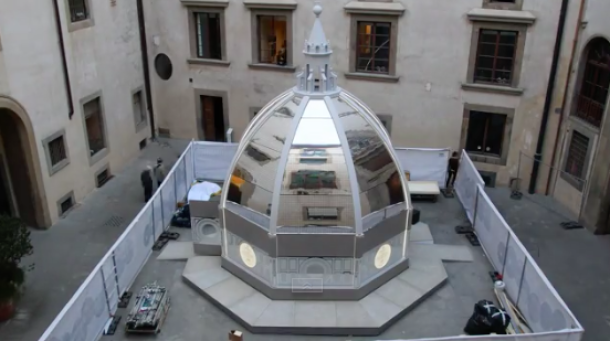 I_Dome la cupola hi-tech nel cortile di Palazzo Vecchio