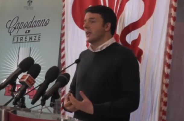 Matteo Renzi presenta il Capodanno 2014