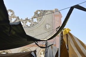 I resti della cattedrale di Haiti dopo il terremoto del 2010