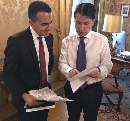 Giuseppe Conte e Luigi Di Maio
