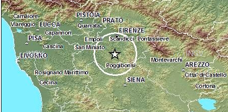 La zona del terremoto