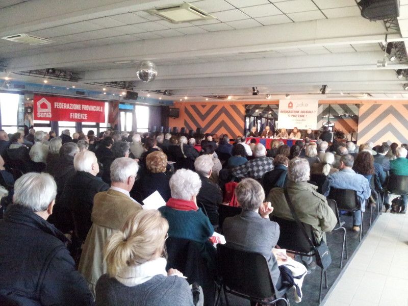 Il dibattito per il 40 anni del Sunia a Firenze (Foto Riccardo Maremmi)