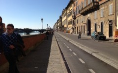 Lungarno Corsini in preda ai lavori