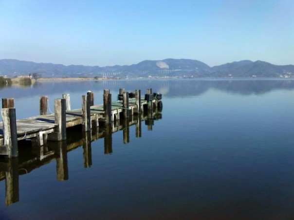 Il lago di Massaciuccoli in Versilia
