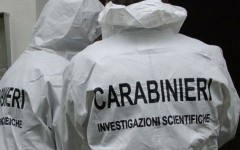 Sono intervenuti i Carabinieri della sezione scientifica