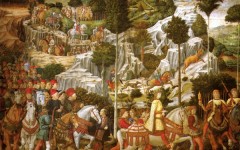 Il viaggio dei Magi nell'affresco di Benozzo Gozzoli (Palazzo Medici Riccardi Firenze)