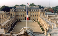 Il Palazzo dell'eliseo a Parigi