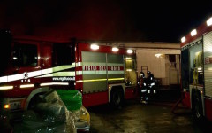 I Vigili del Fuoco al lavoro per tutta la notte