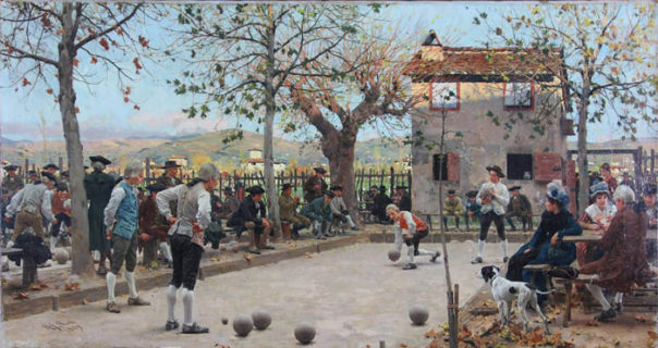 Raffaello Sorbi, Il gioco delle bocce, Firenze 1844-1931