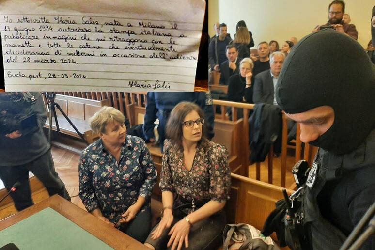 Ilaria Salis in tribunale a Budapest: ancora in catene e con le manette. Tajani protesta: “Non è un bel modo”