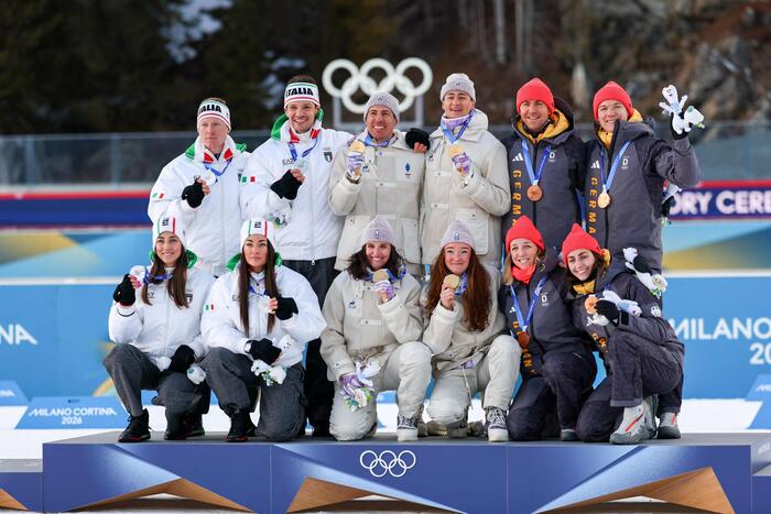 Olimpiadi Milano Cortina: argento Italia nella staffetta mista del Biathlon. E bronzo per Lucia Dalmasso nello snowboard