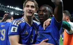 Moise Kean, autore di un gol spettacolare contro l'Irlanda del nord (foto dai social della nazionale)