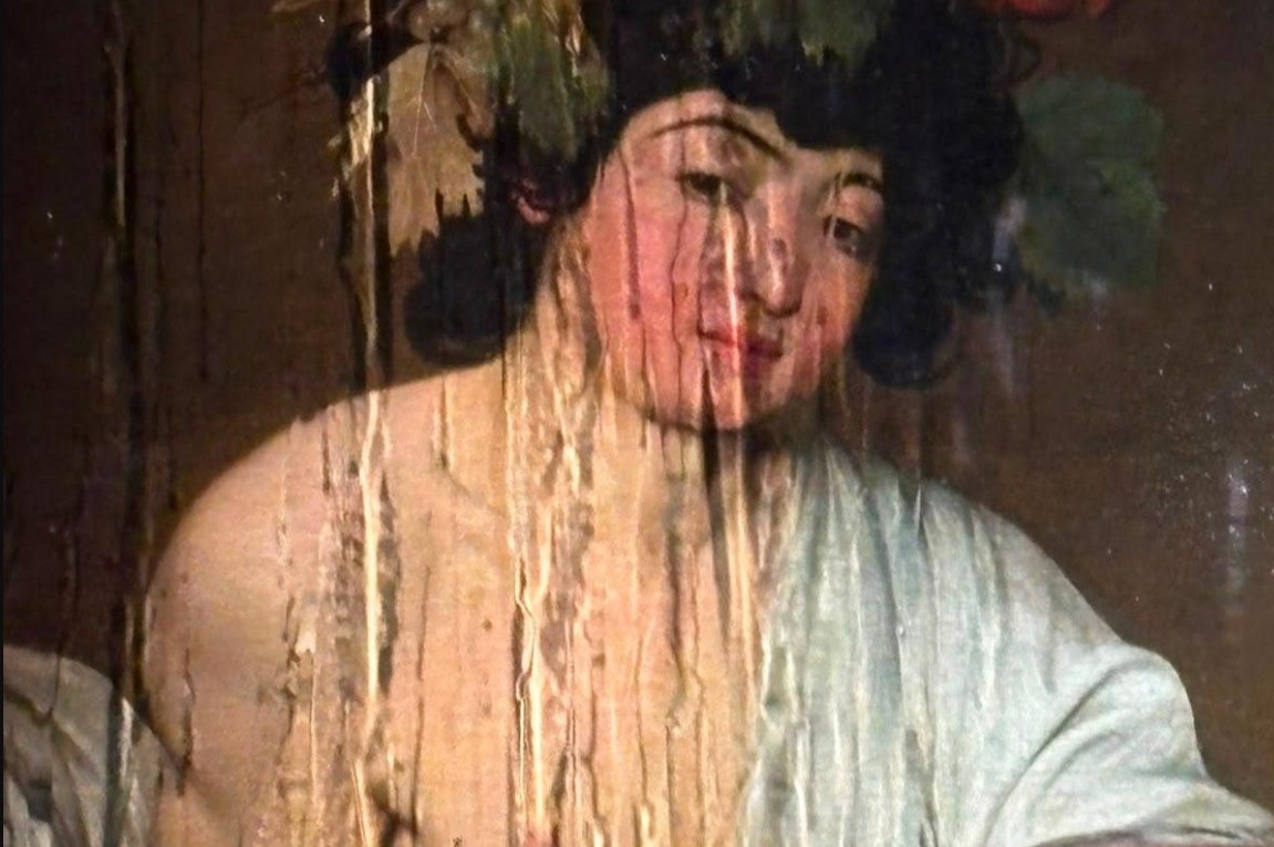 nubifragio a firenze uffizi infiltrazioni d8217acqua nella sala del caravaggio schizzi sulla vetrina che protegge bacco da Firenzepost.it nubifragio a firenze uffizi infiltrazioni d8217acqua nella sala del caravaggio schizzi sulla vetrina che protegge bacco
